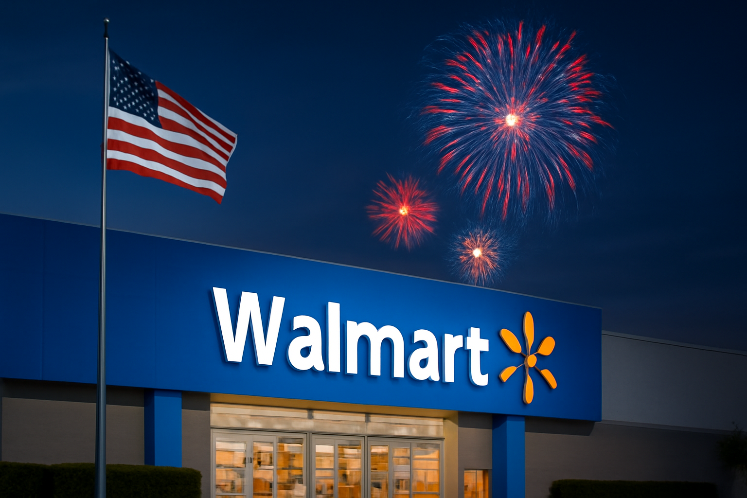 is walmart open on the 4th of july